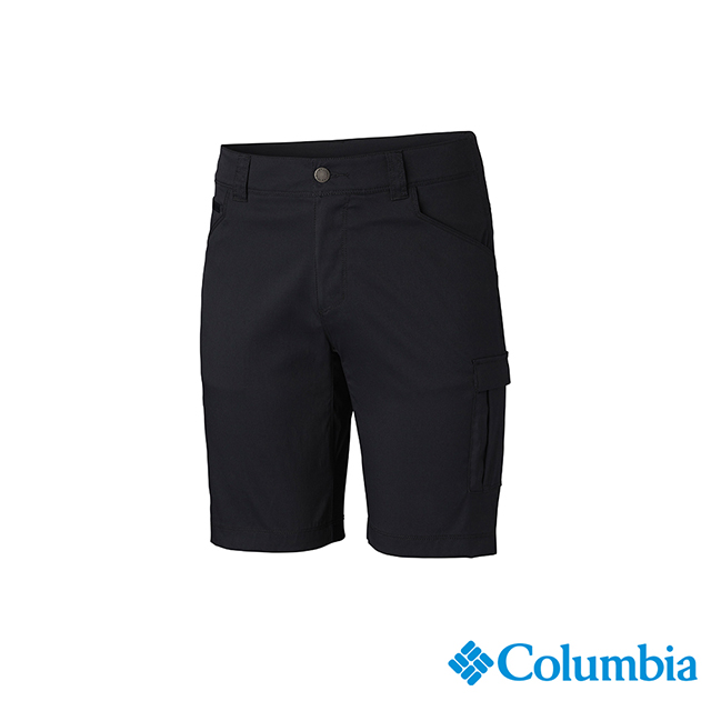 Columbia 哥倫比亞 男款-UPF50防潑短褲-黑色 UAO01340BK