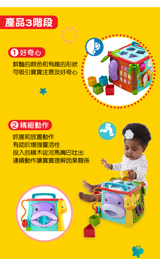 奇哥 Fisher-Price 費雪 可愛動物積木盒