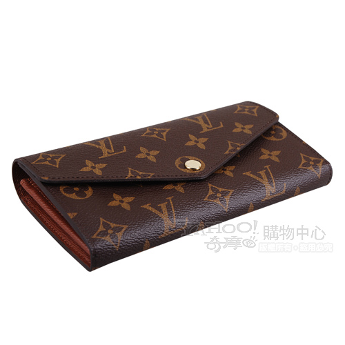 (無卡分期12期)LV M60531 經典花紋Monogram 多功能長夾