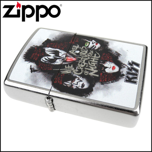 ZIPPO 美系~KISS 重金屬搖滾樂團主題設計打火機