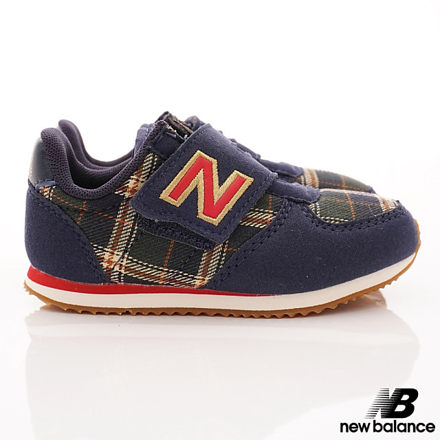 NewBalance 220格紋運動款 GCI深藍(小童段)