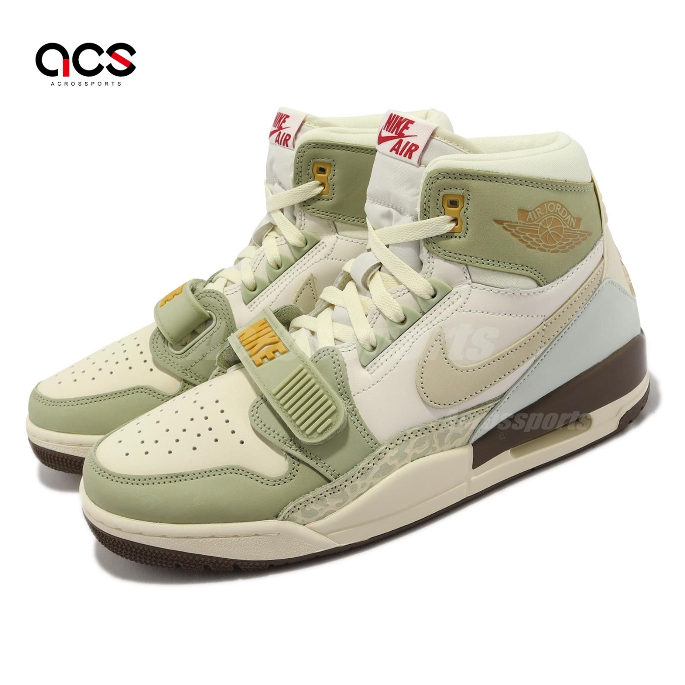 Nike 休閒鞋Air Jordan Legacy 312 男鞋CNY 新年兔年綠棕魔鬼氈