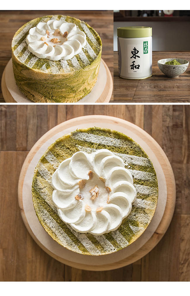 Fuafua Pure Cream 半純生抹茶戚風蛋糕- Macha(8吋半)
