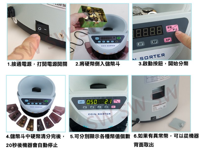 EH001 台幣專用 數硬幣 點鈔硬幣自動分幣機 清點機 硬幣清分 點鈔機 點幣機 硬幣機