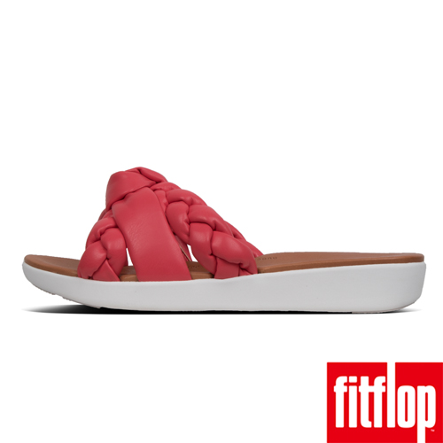 FitFlop BRAID METALLICTOE THONGS-熱情紅