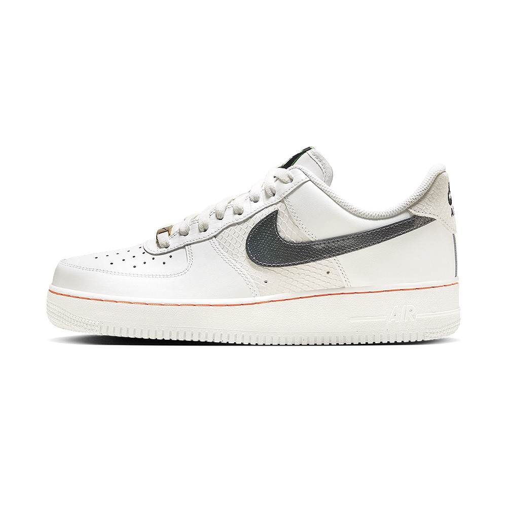 Nike Air Force 1 Low 男鞋白灰色蛇紋AF1 經典金牌穿搭運動休閒鞋