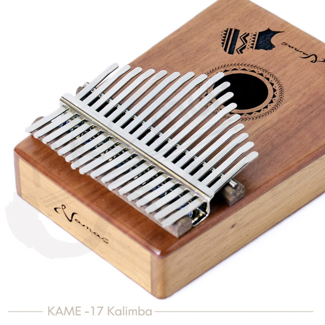 NAMAS 卡林巴 可插電式 17音全單桃花心木 拇指琴（KAME-17）KALIMBA