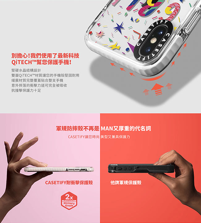 Casetify iPhone XS Max 耐衝擊保護殼-西瓜饗宴