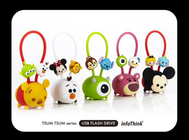 2入組)InfoThink TSUM TSUM 公仔吊飾隨身碟32GB