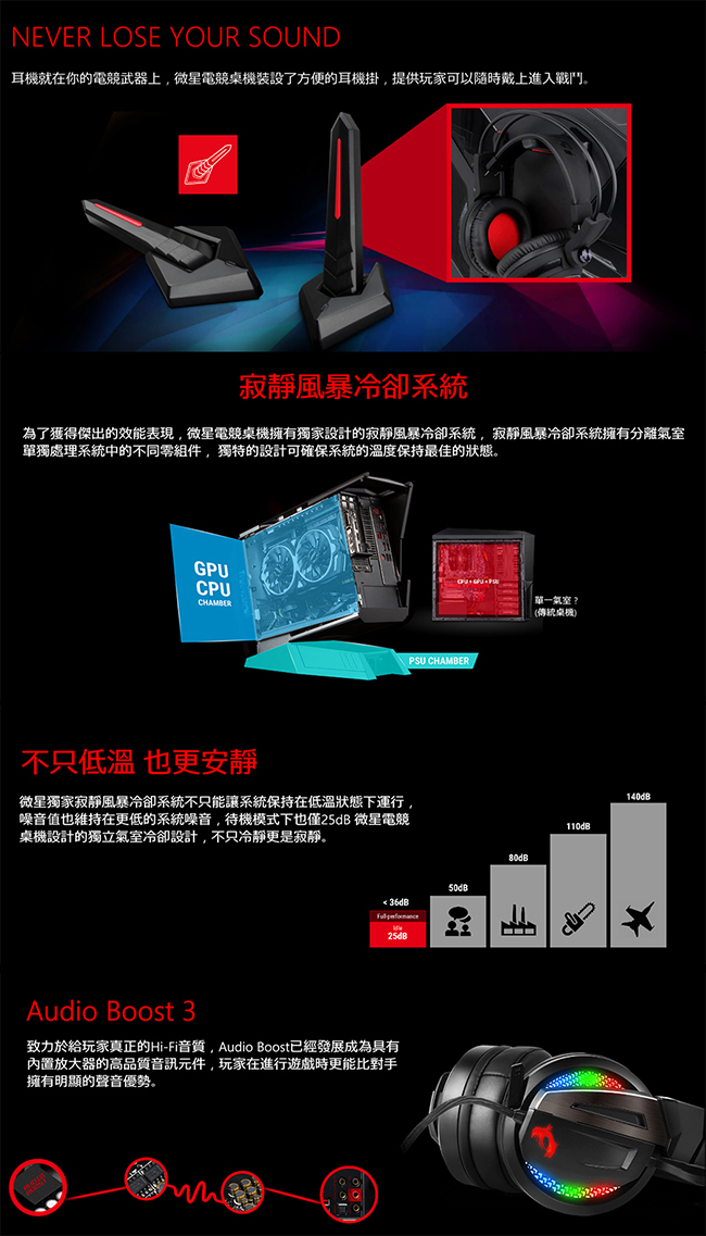 MSI微星 Aegis 3-214 電競電腦(i5-9400F/RTX2060/8G)