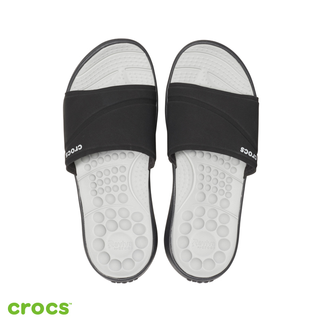 Crocs 卡駱馳 (女鞋) Reviva 女士涼拖鞋 205474-060