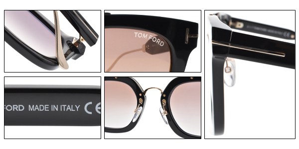 TOM FORD太陽眼鏡 個性造型貓眼/黑-金#TF541 01F