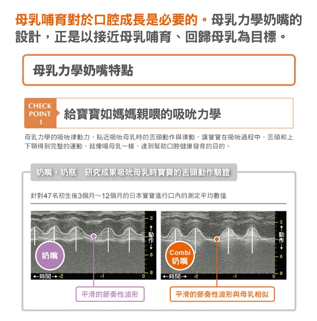 Combi 康貝標準圓孔奶嘴中快流量M(十字孔 )-3入