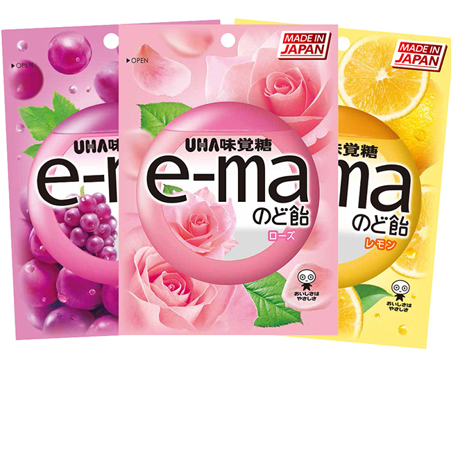 味覺糖 e-ma喉糖-玫瑰味(50g)