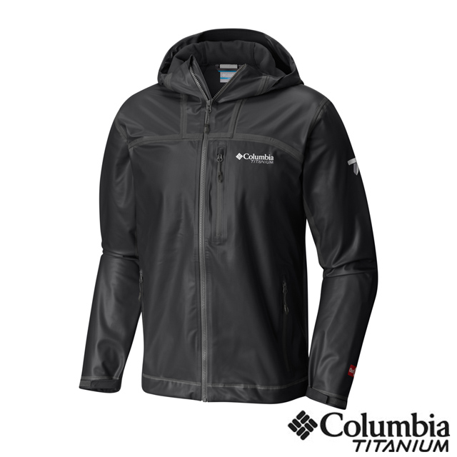 Columbia 哥倫比亞 男-鈦Outdry防水彈性外套-黑色 UWE11960