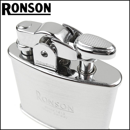 RONSON Standard系列-燃油打火機-緞銀款