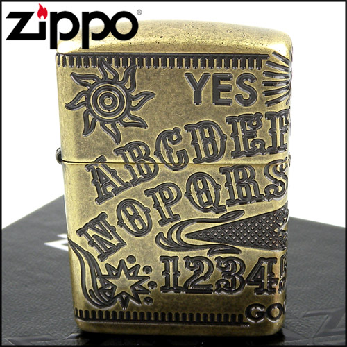 ZIPPO 美系~Ouija Board-通靈板圖案設計