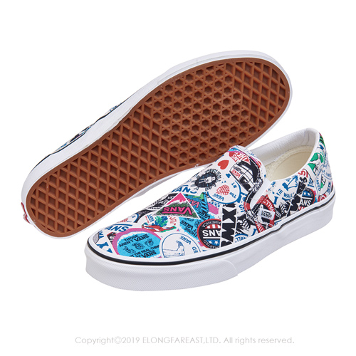 (男)VANS Classic Slip-On 圖騰休閒懶人鞋