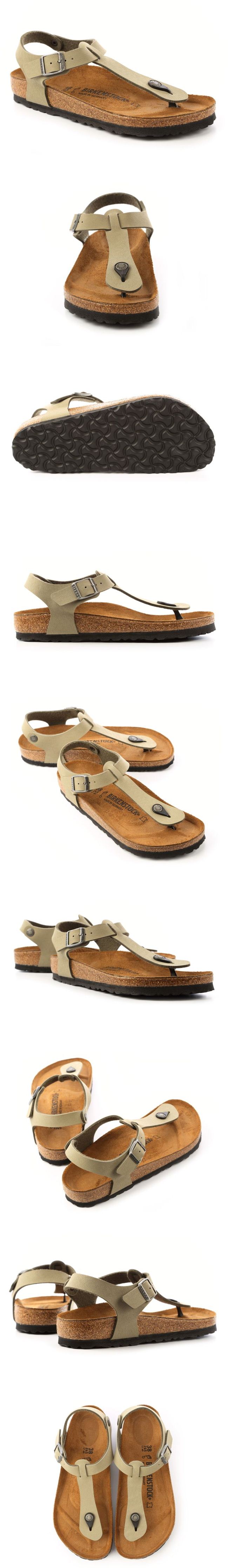 勃肯BIRKENSTOCK 047211。KAIRO開羅 夾腳涼鞋(卡其)