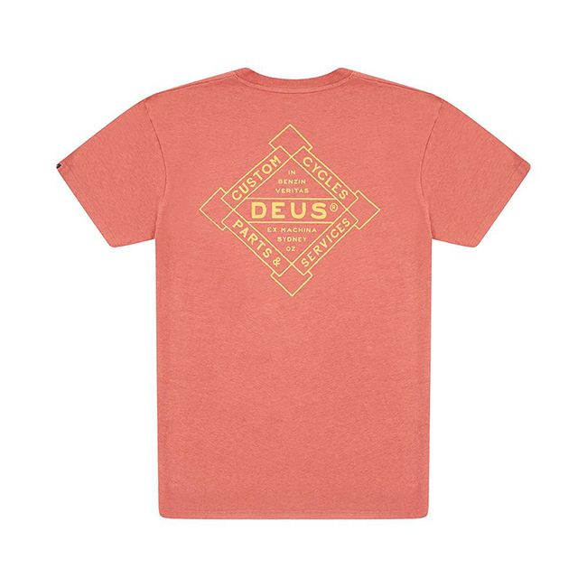 Deus Ex Machina 小Logo粉T恤