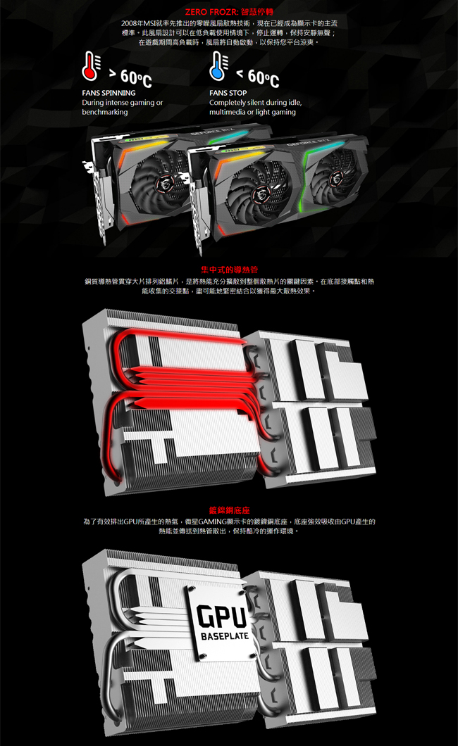 (無卡分期12期)MSI GeForce RTX 2070 GAMING Z 8G