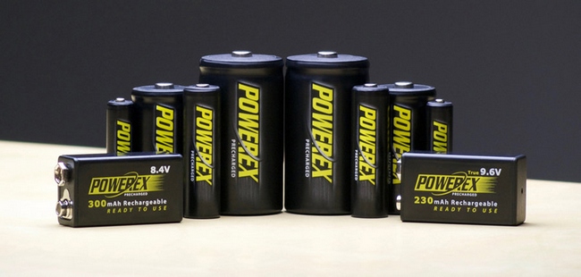 POWEREX 低自放電4號充電池1000mAh(8顆/2卡)