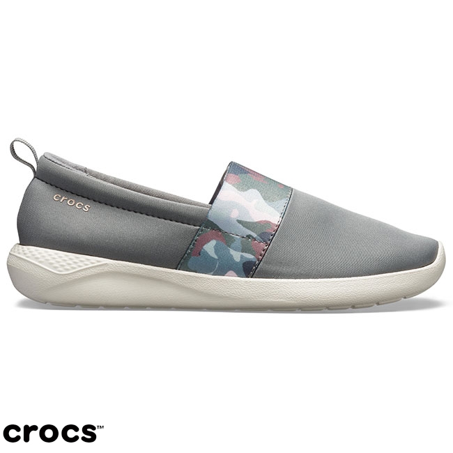 Crocs 卡駱馳 (女鞋) 女士LiteRide圖紋便鞋 205374-0E9