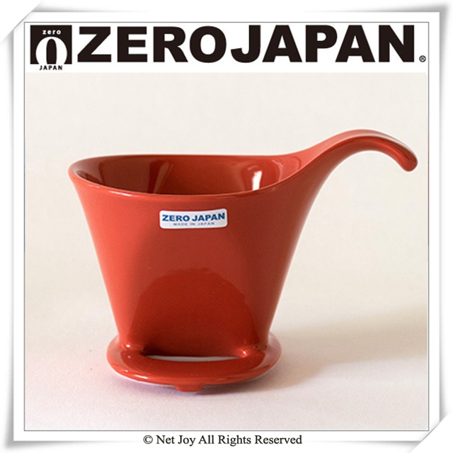 ZERO JAPAN 典藏陶瓷咖啡漏斗(大)(蕃茄紅)