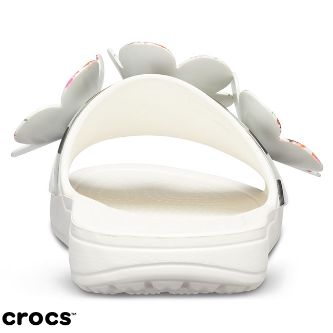 Crocs 卡駱馳 (女鞋) 永恆系列思瓏玫瑰涼拖 205256-100