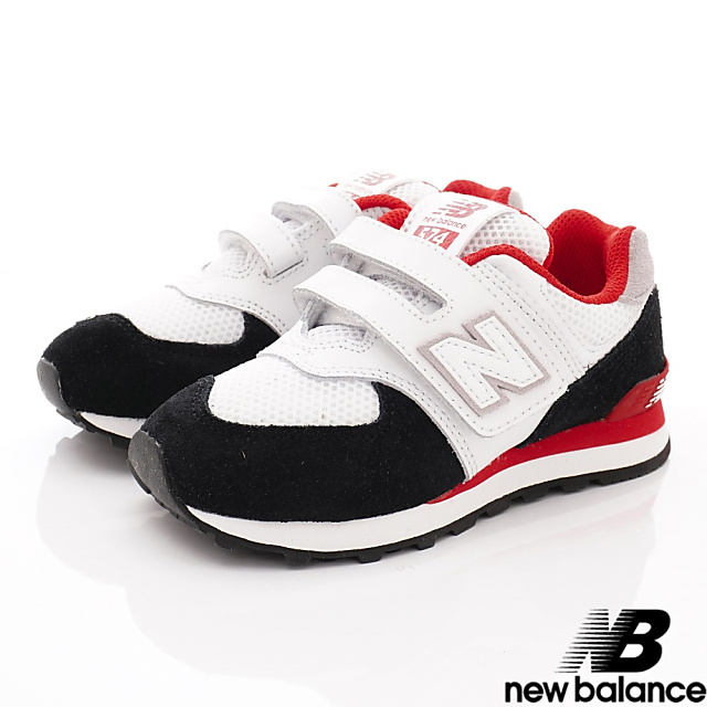 NewBalance 574系列經典款 NSB白黑(中小童段)