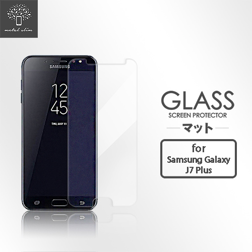 Metal-Slim Samsung Galaxy J7 Plus 9H鋼化玻璃保護貼