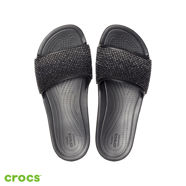 Crocs 卡駱馳 (女鞋) 思瓏閃亮涼拖-205605-0FE