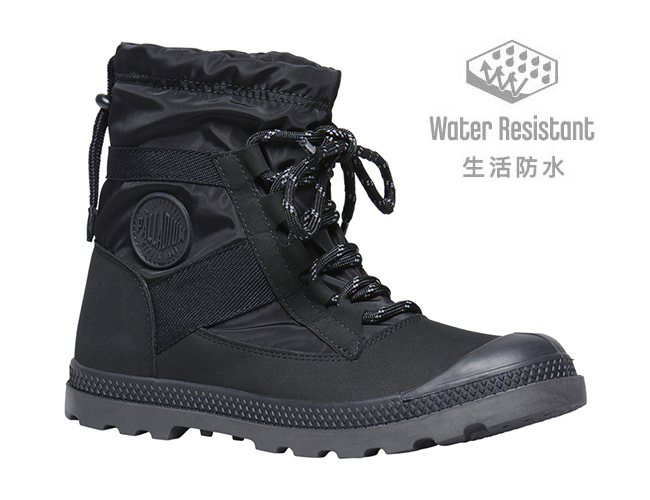 Palladium Pampa Hi BLITZ LP防水靴-女-黑