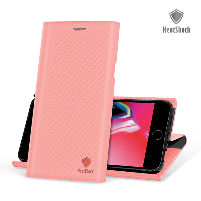 HeatShock iPhone 6/6s/7/8 plus 曲面編織磁吸皮套