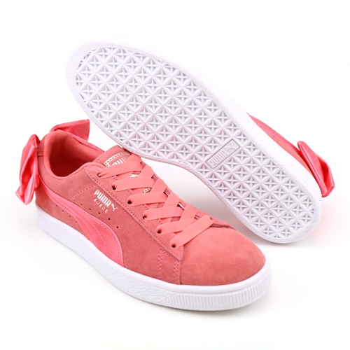 PUMA Suede Bow Wns 女休閒鞋 36731701 磚紅粉