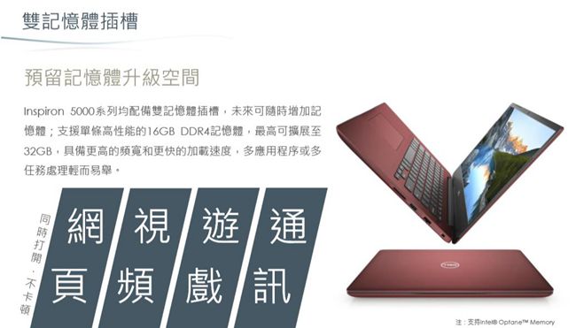 Dell Inspiron 5000 15吋筆電 (i5-8265U/4GB/1TB SA