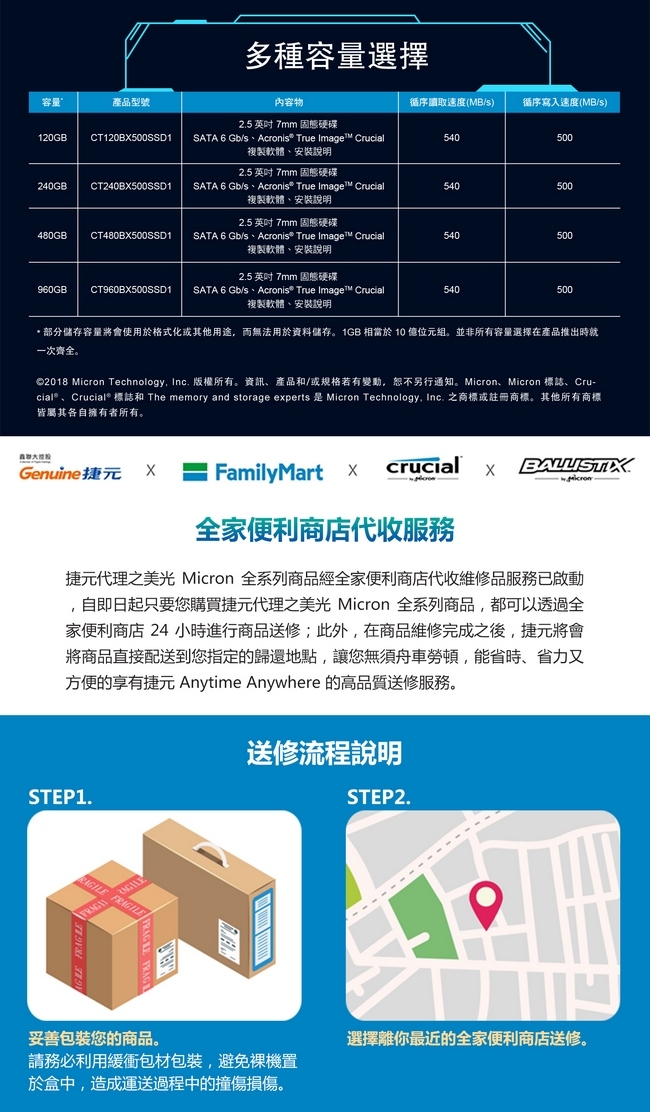 Micron Crucial BX500 120GB SSD