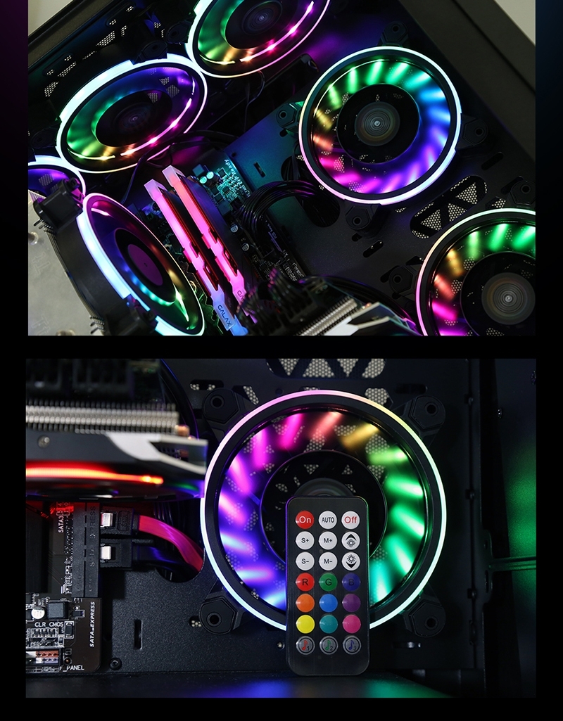 elecArmor電鎧 ARMOR FAN 幻彩風暴 ARGB 風扇組(3入)