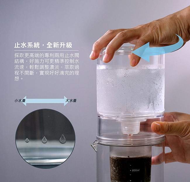 Driver設計款冰滴咖啡壺600ml-透明