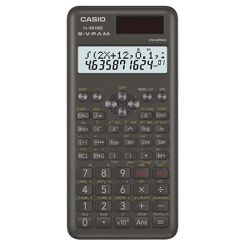 CASIO卡西歐工程用標準型計算機(FX-991MS-2 最新第二代 保固24個月)