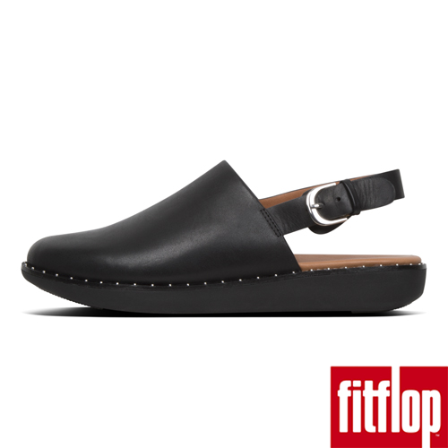 FitFlop SAGE後帶穆勒鞋黑色