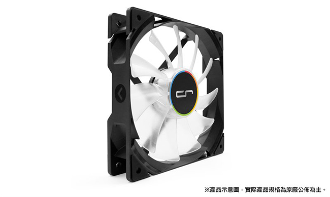 Cryorig 快睿 QF120 LED 12CM PWM風扇《靜音版》