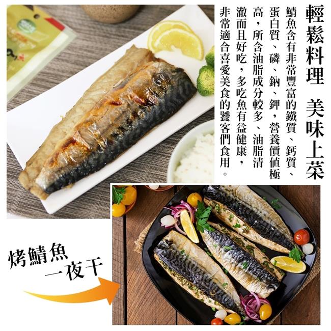 【海陸管家】挪威3去處理薄鹽鯖魚15尾(每尾約180g)