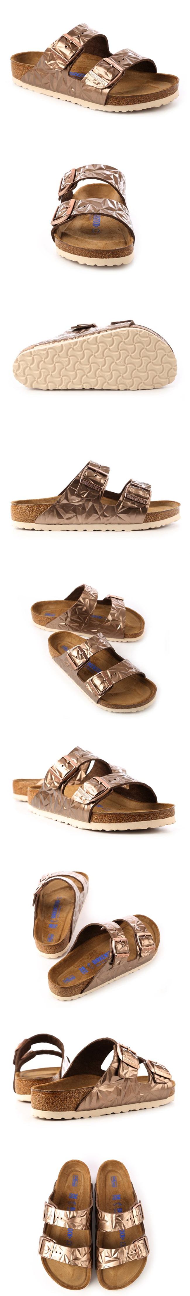 勃肯BIRKENSTOCK 1008485。ARIZONA經典二條拖鞋(光譜銅)