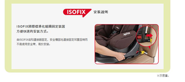 Aprica Fladea grow ISOFIX 平躺型汽座 (共2色可任選)