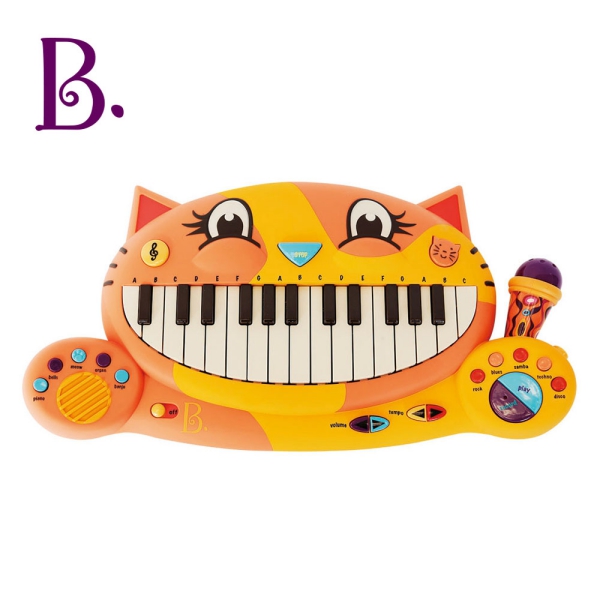 美國【B.Toys】大嘴貓鋼琴