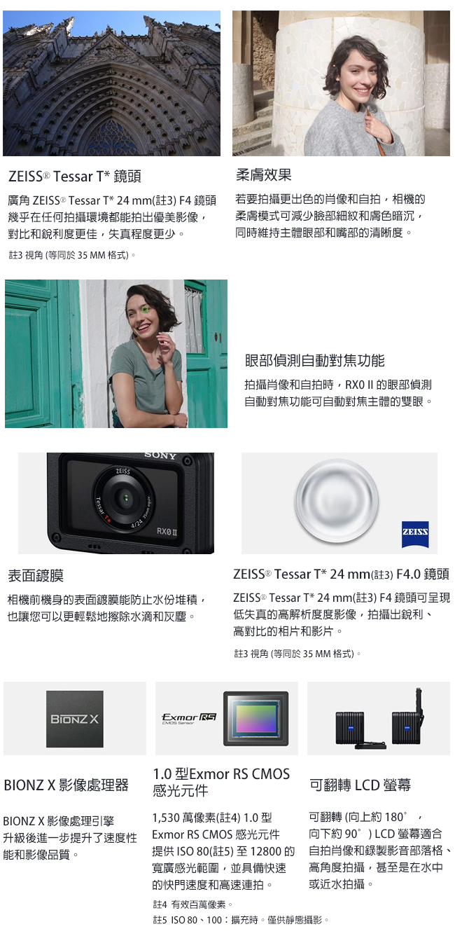 SONY RX0 II (RX0M2) 極致輕巧相機(公司貨)