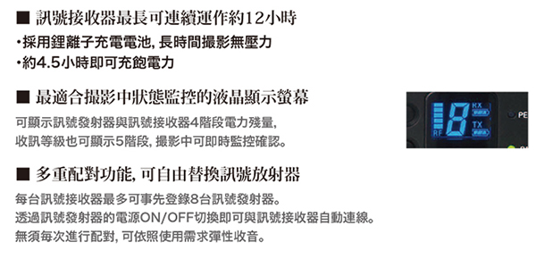 鐵三角 攝相機用無線麥克風(腰掛) ATW1701L