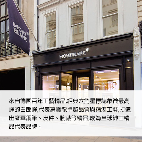 MONTBLANC萬寶龍 4810 Westside系列 防刮牛皮2卡卡夾 深藍