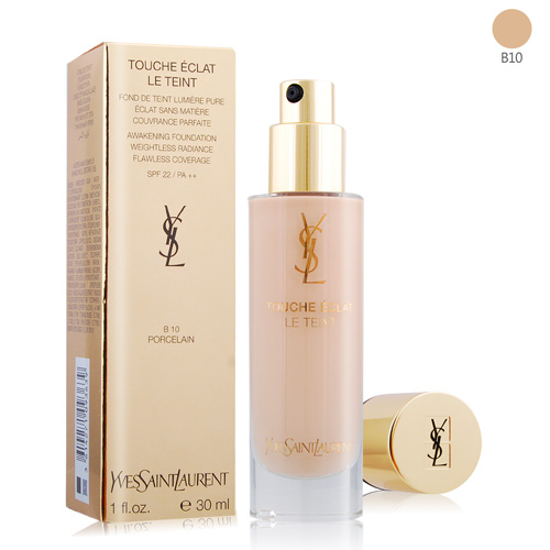 (即期品)YSL 超模聚焦光感粉底液SPF22/PA++#B10 30ml期效202004